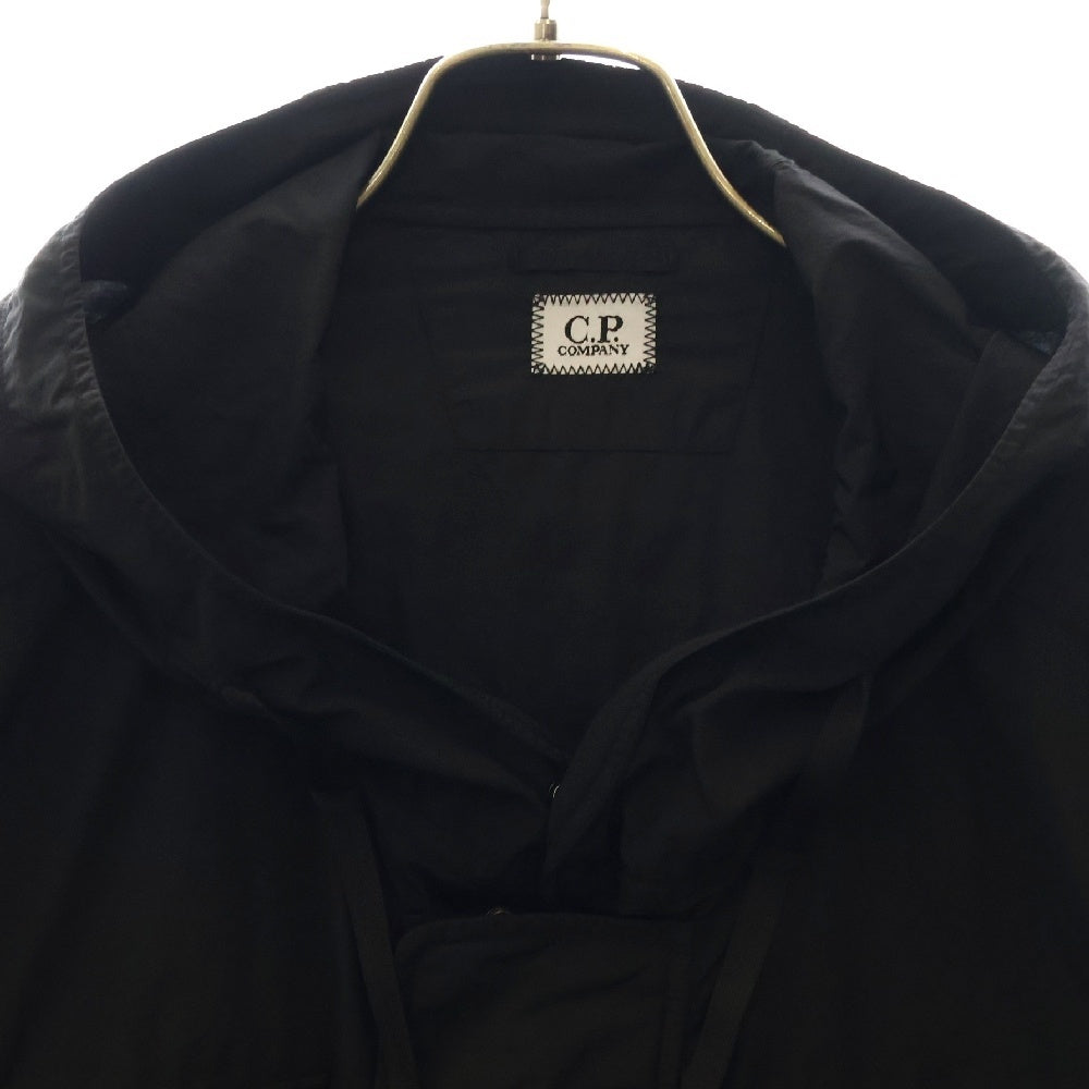 C.P. Company(シーピーカンパニー) Chrome-R Hooded Lens Jacket ジップアップ ナイロンジャケット ブルゾン ブラック