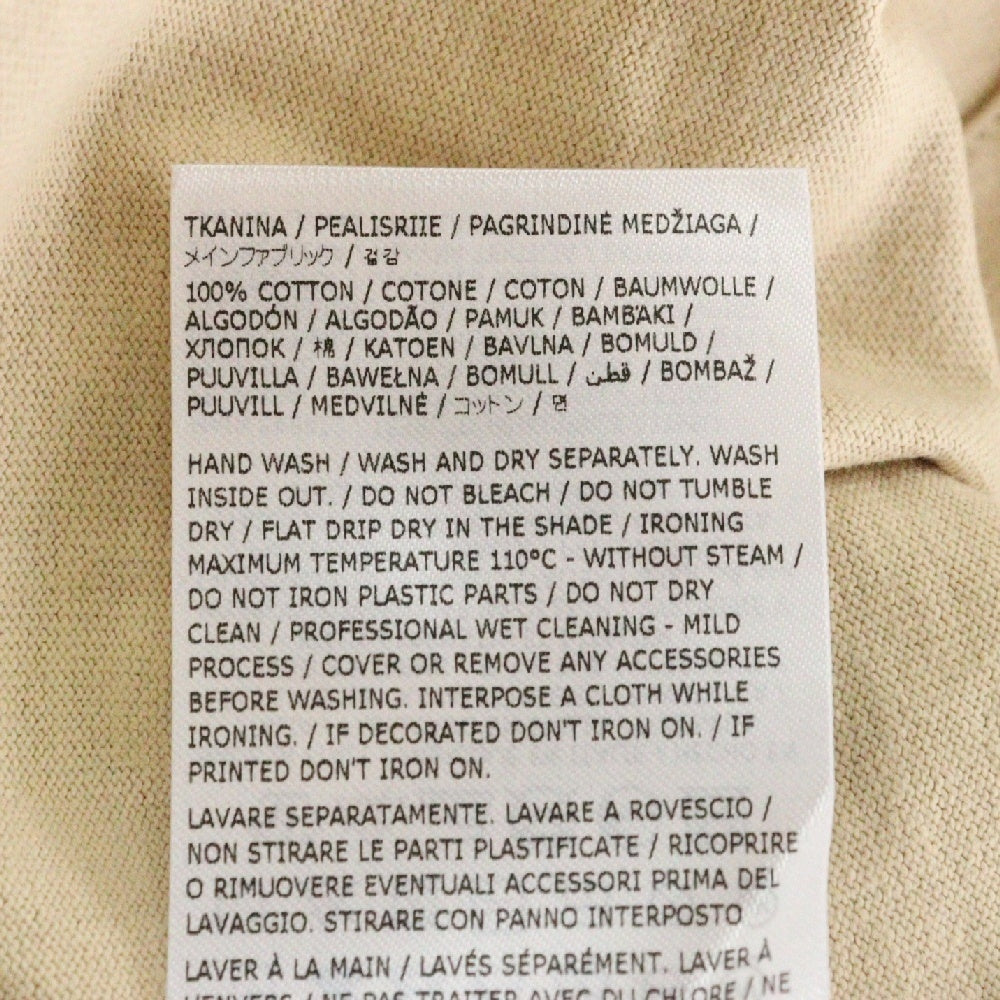 JIL SANDER(ジルサンダー) ロゴプリント クルーネックロングスリーブ 長袖Tシャツ ベージュ J22GC0136 J20215