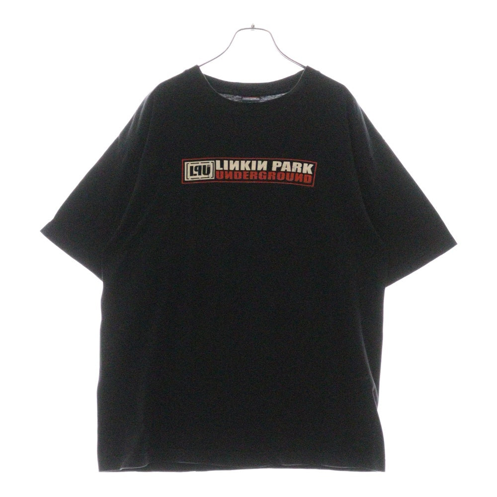 VINTAGE(ヴィンテージ) 00s LINKIN PARK UNDERGROUND プリント 半袖Tシャツ ブラック
