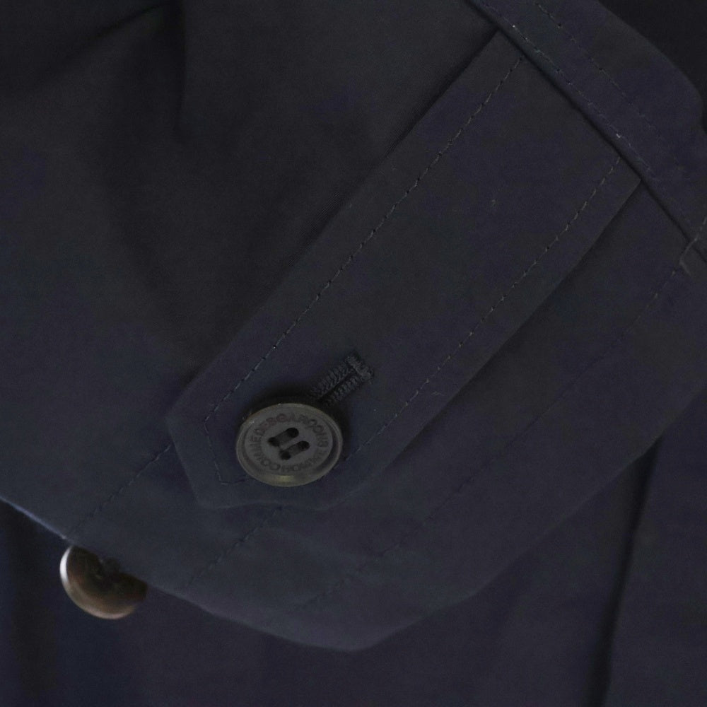 COMME des GARCONS HOMME(コムデギャルソンオム) フード付き ナイロン ロング コート ジャケット ネイビー HO-C002