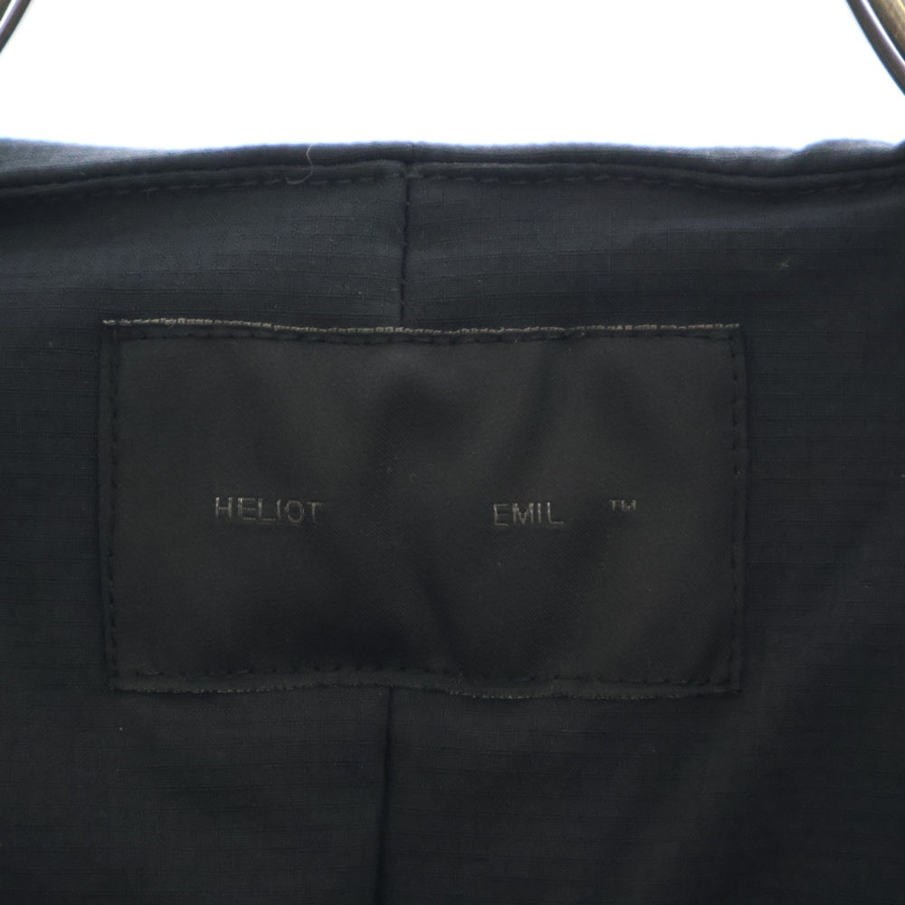 HELIOT EMIL(エリオット・エミル) Padded Multi pocket Vest パデッド マルチポケット ベスト ブラック