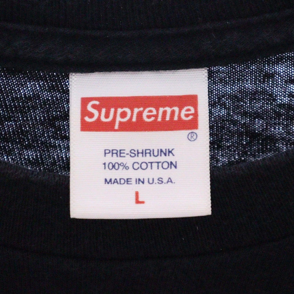 SUPREME(シュプリーム) 16AW Fuck What You Heard L/S Tee フロントプリント 長袖 Tシャツ ブラック