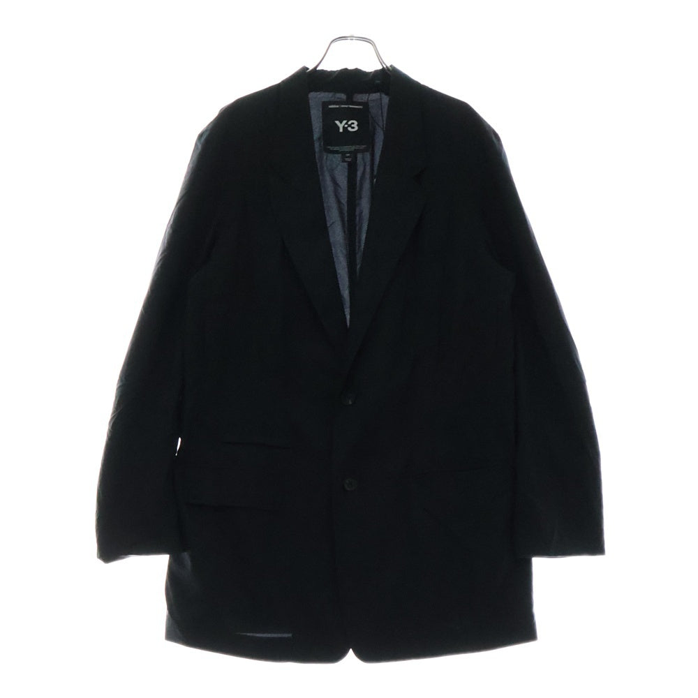 Y-3(ワイスリー) OUTER M NY BLAZER ナイロンテーラードジャケット ブラック JM1315