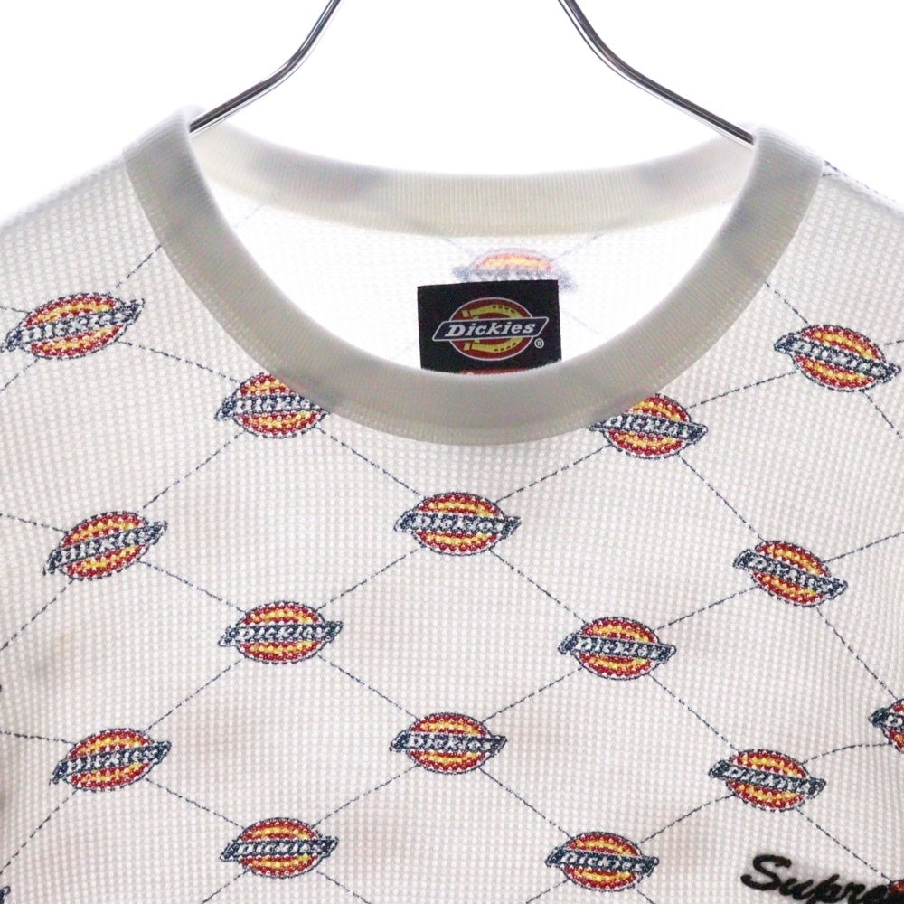 SUPREME(シュプリーム) 22AW ×Dickies Thermal L/S TEE サーマルカットソー 長袖Tシャツ ホワイト KN8FW22E2