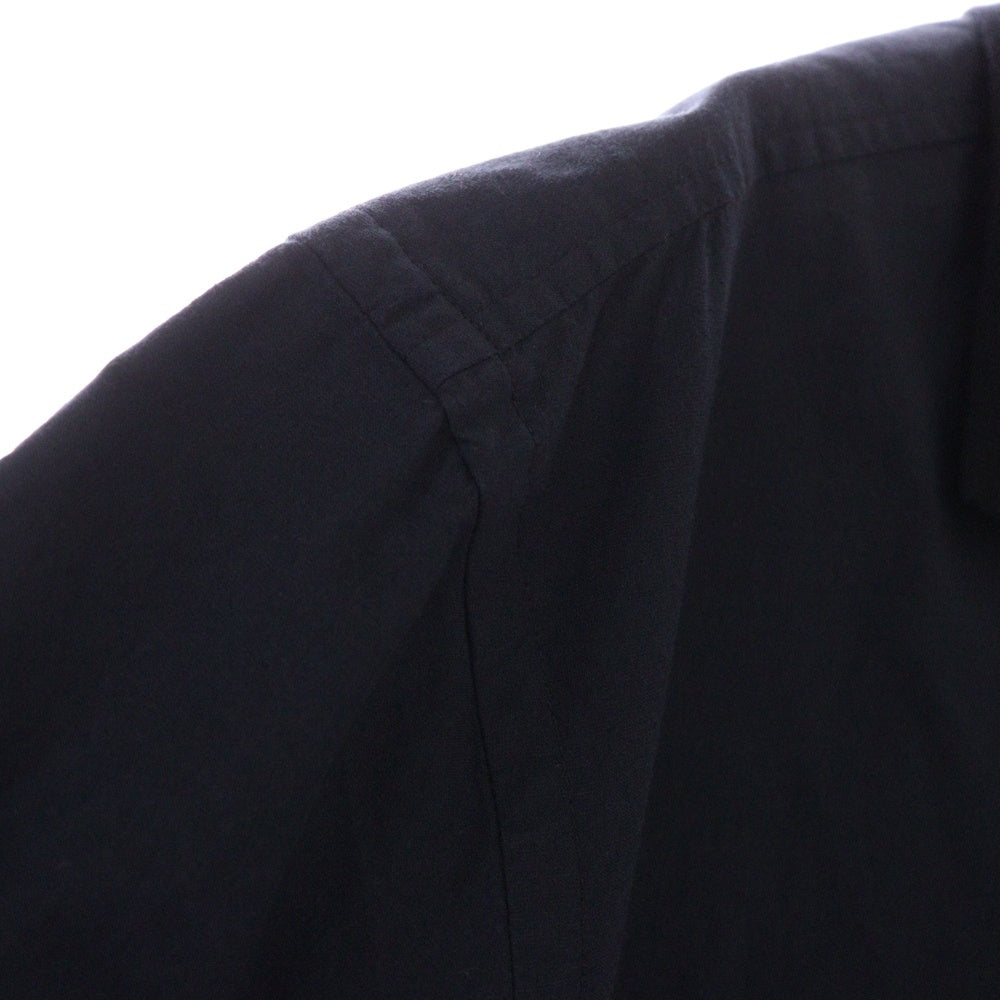 MARGARET HOWELL(マーガレットハウエル) MATT COTTON SILK POPLIN コットン シルク カバーオール ジャケット ネイビー 579-5125010