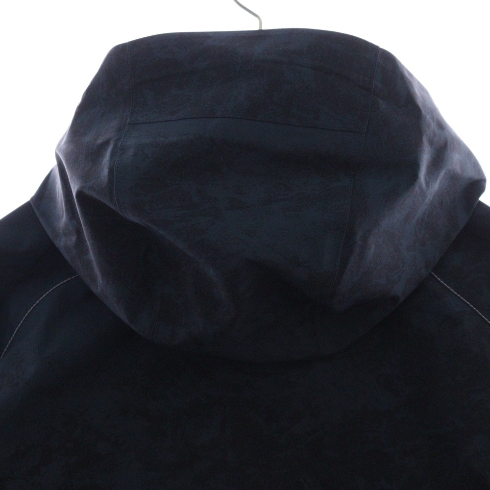 and wander(アンドワンダー) printed PERTEX SHIELD rain jacket シールド レインジャケット マウンテンパーカー ネイビー 574-5111001