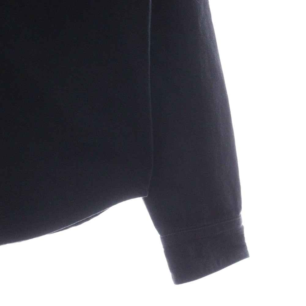 CHROME HEARTS(クロムハーツ) DENIM WESTERN デニムウエスタン 袖クロスパッチクロスボールボタン デニム長袖シャツ ブラック