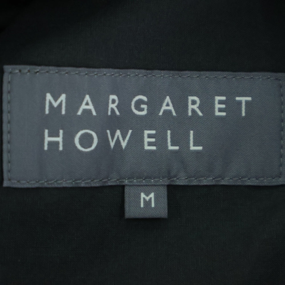 MARGARET HOWELL(マーガレットハウエル) MATT COTTON SILK POPLIN JACKET マットコットンシルクポプリン シャツジャケット グレー 579-5120010