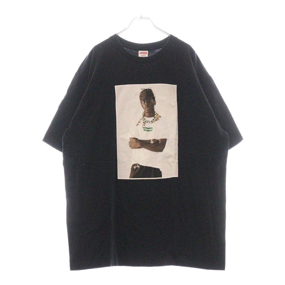 SUPREME(シュプリーム) 24AW Tyler The Creator Tee タイラーザクリエイター フォトプリント クルーネック 半袖Tシャツ カットソー ブラック