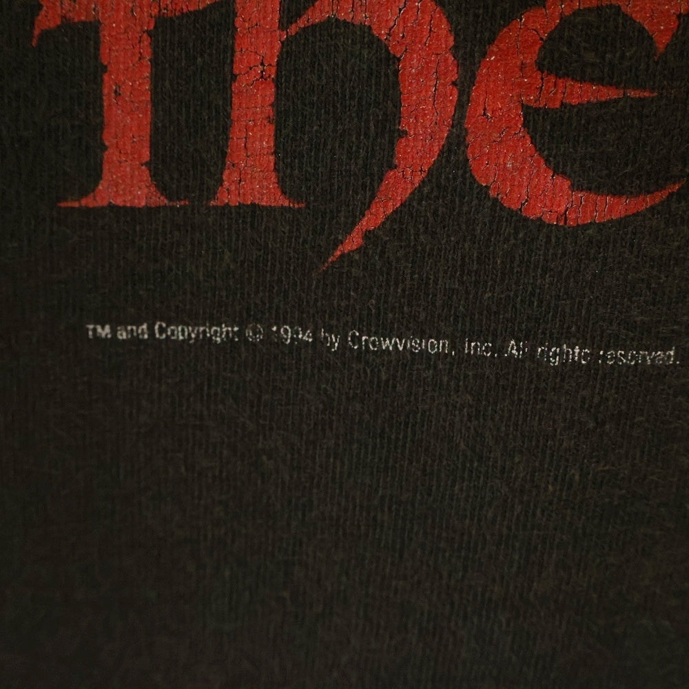VINTAGE(ヴィンテージ) 90S VINTAGE THE CROW TEE プリント半袖Tシャツ カットソー ブラック