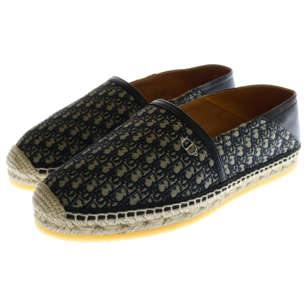 DIOR(ディオール) PARADISE ESPADRILLE JACQUARD オブリークジャガード エスパドリーユ ネイビー 3SA088ZHF56141