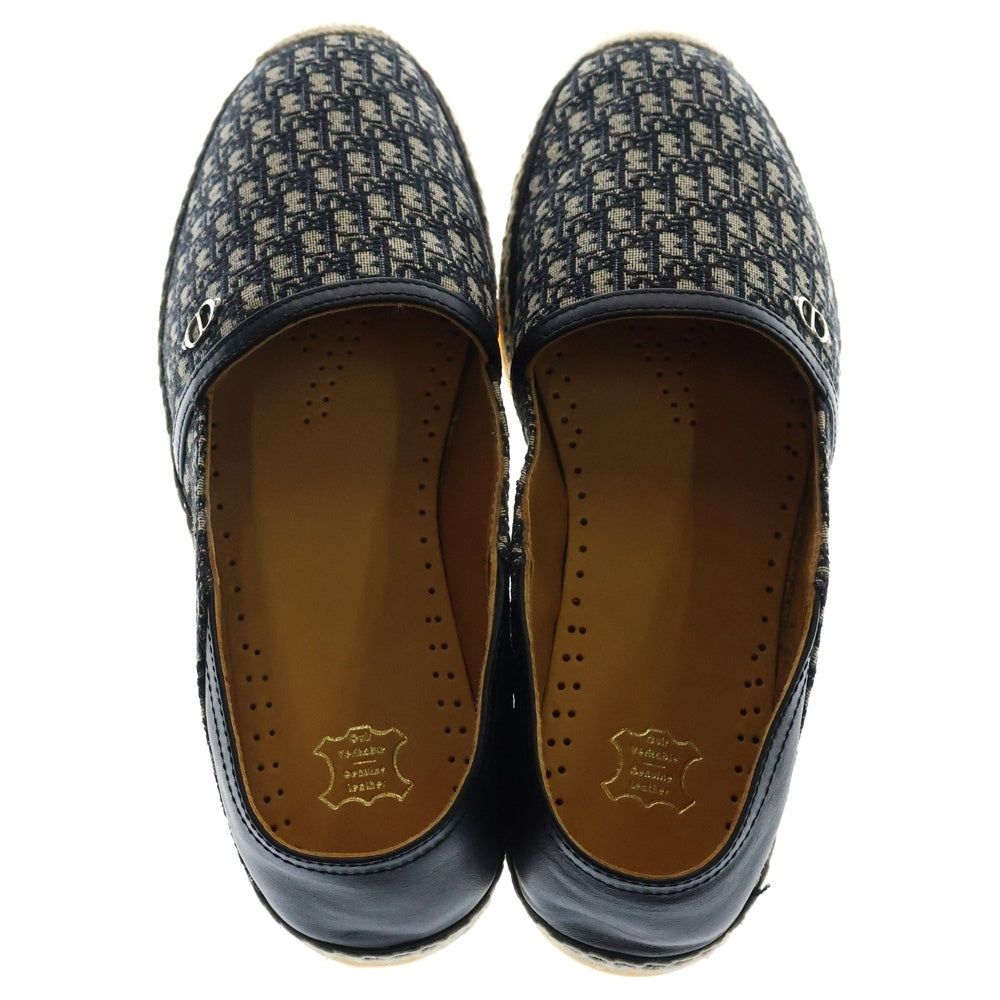 DIOR(ディオール) PARADISE ESPADRILLE JACQUARD オブリークジャガード エスパドリーユ ネイビー 3SA088ZHF56141
