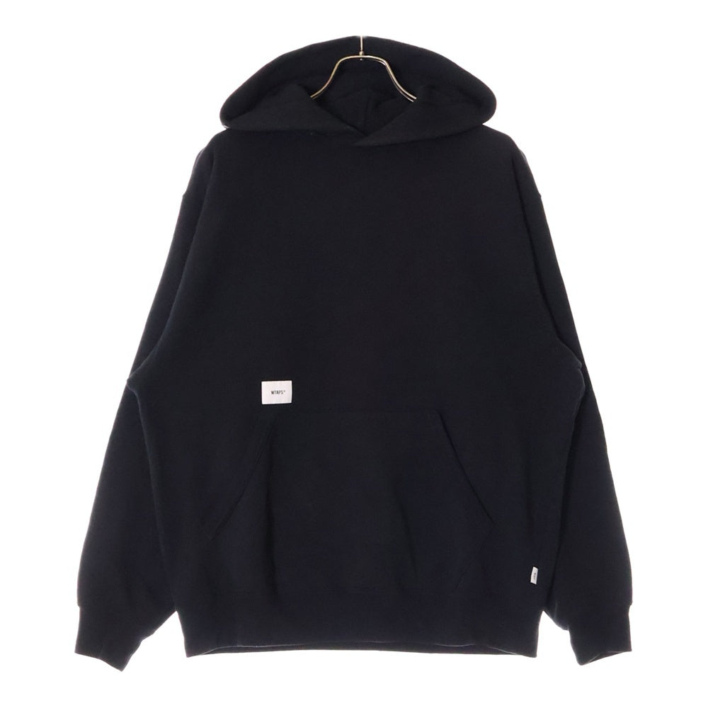 WTAPS(ダブルタップス) 20SS ACADEMY HOODED SWEATSHIRT COPO バックプリント スウェット プルオーバーパーカー ブラック 222ATDT-CSM17
