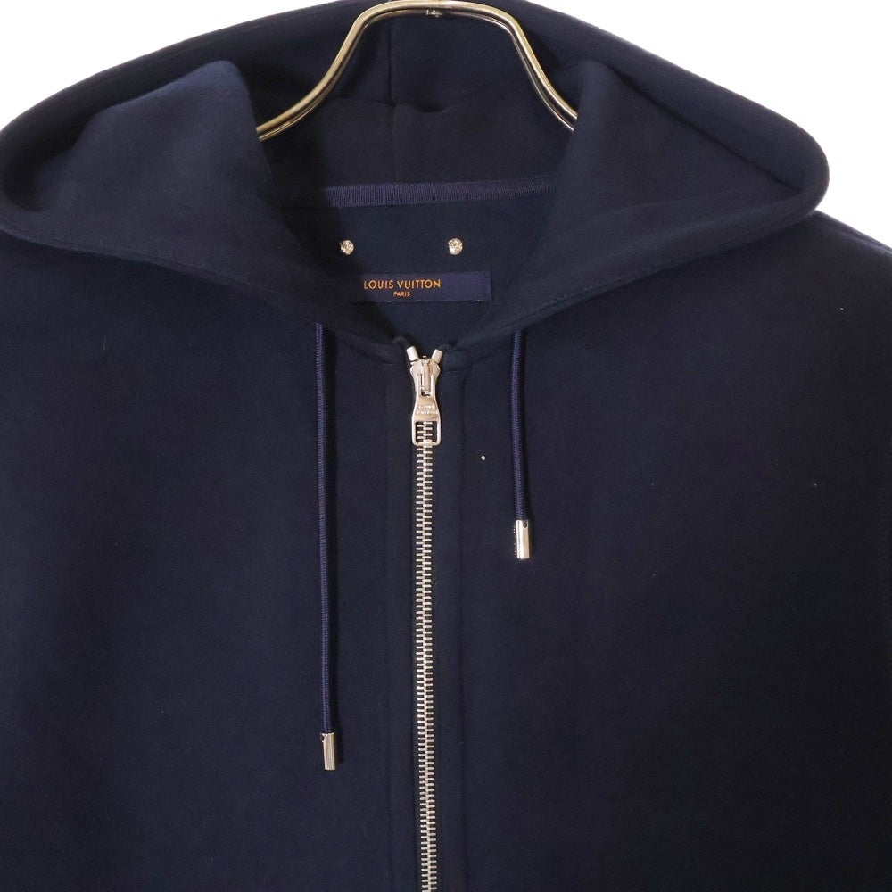 LOUIS VUITTON(ルイヴィトン) 19SS Travel Zip UP Hoodie トラベル ジップアップ パーカー スウェット ネイビー RM202Q JUJ HFY42W