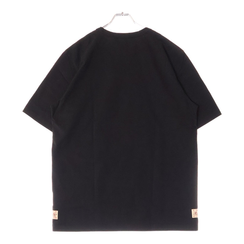 SUPREME(シュプリーム) ×PALACE LOGO TEE パレス ロゴプリント半袖Tシャツ ブラック P26EVSES001