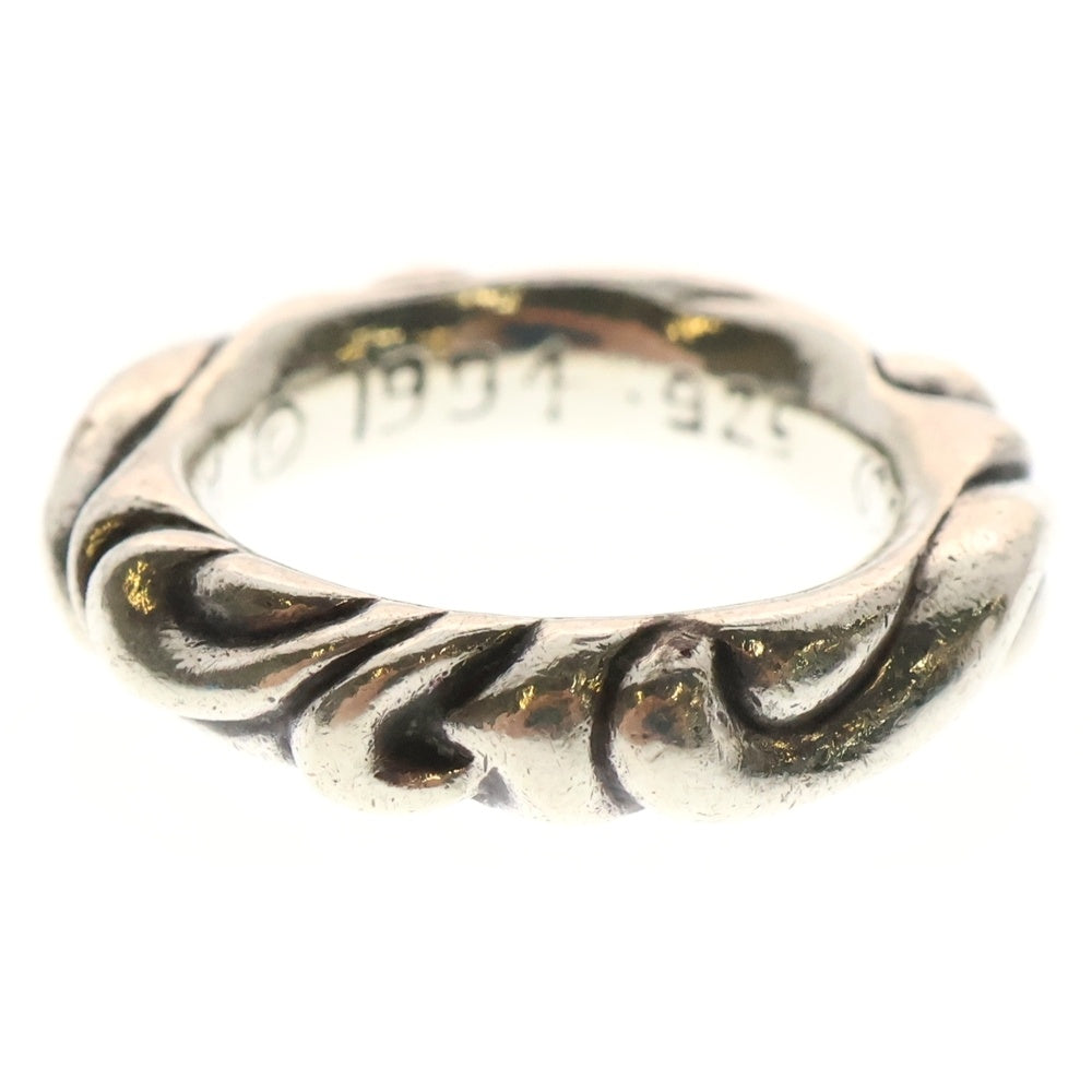 CHROME HEARTS(クロムハーツ) SCRL BAND スクロールバンド リング シルバー BCA351