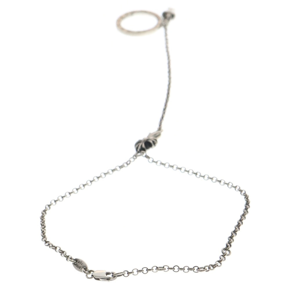 CHROME HEARTS(クロムハーツ) Bracelet chain NTFL Ring ブレスレット チェーン NTFLリング シルバー
