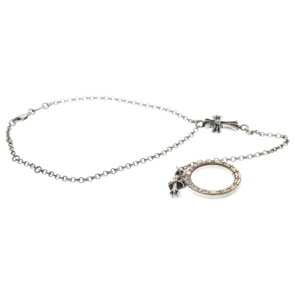 CHROME HEARTS(クロムハーツ) Bracelet chain NTFL Ring ブレスレット チェーン NTFLリング シルバー