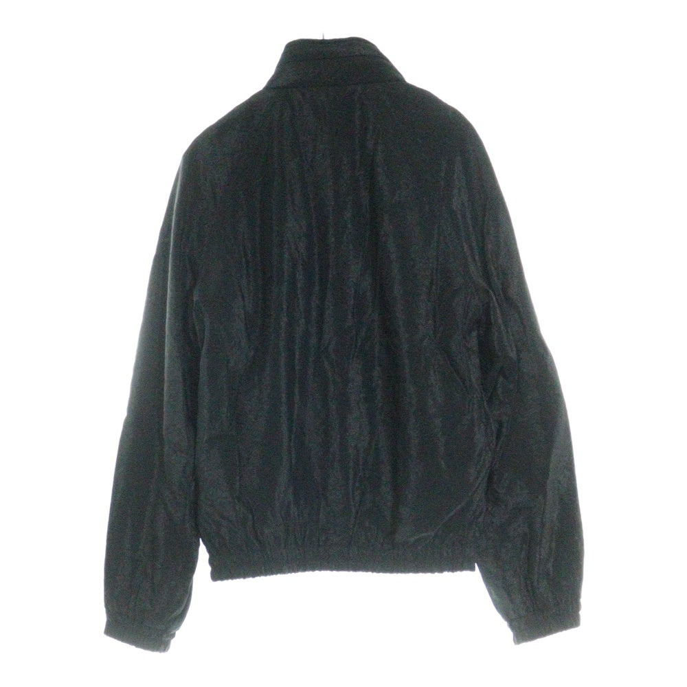 SAINT LAURENT PARIS(サンローランパリ) 22SS フロントロゴエンブロイダリー サイドライン ジップアップ トラックジャケット ブラック 684942 Y2E80