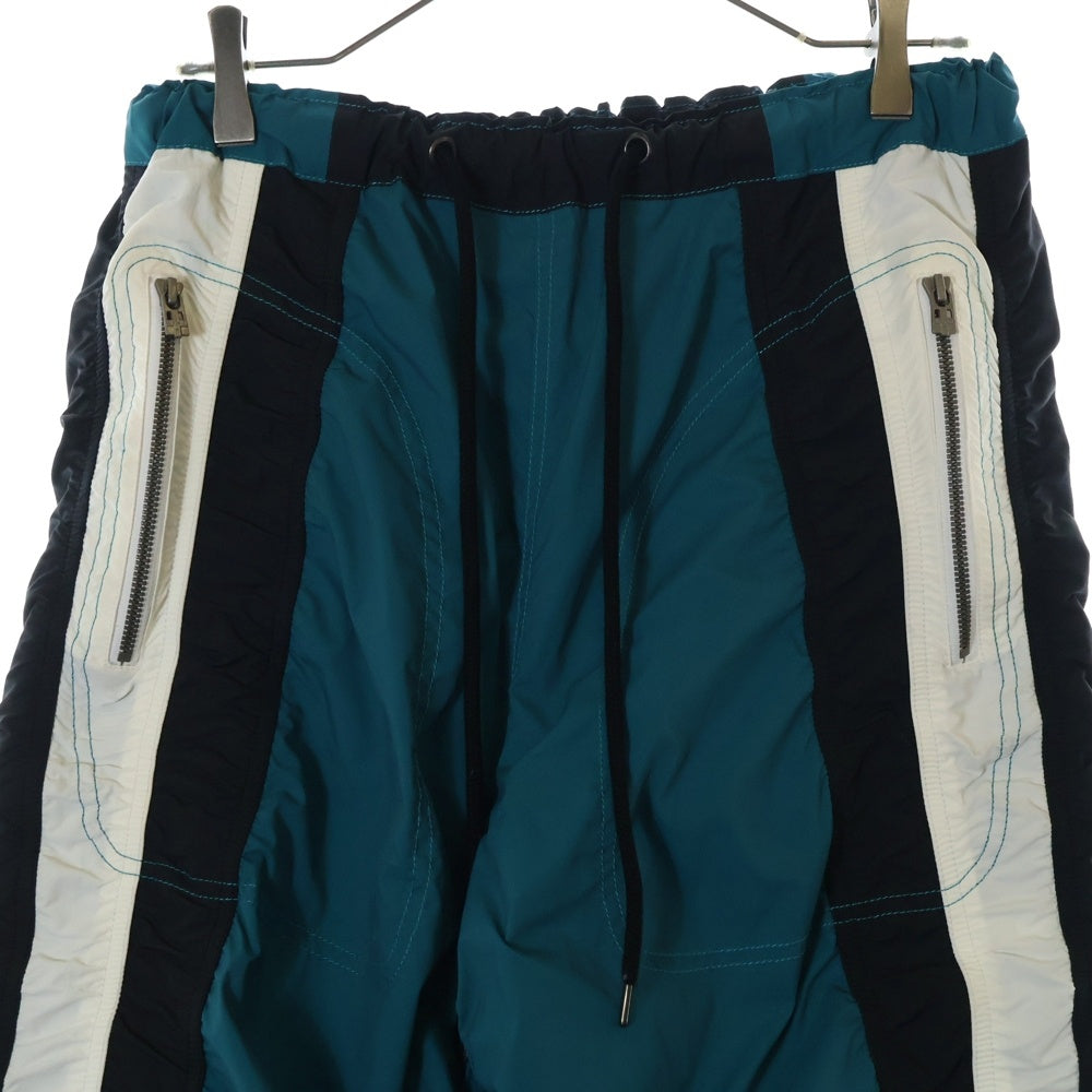FACETASM(ファセッタズム) GATHERED SEAM TRACK PANTS トラックパンツ ブルー KR-PT-M04
