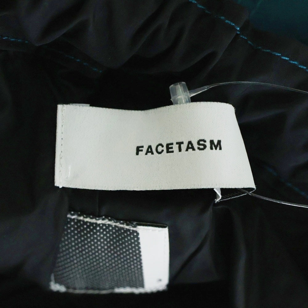 FACETASM(ファセッタズム) GATHERED SEAM TRACK PANTS トラックパンツ ブルー KR-PT-M04