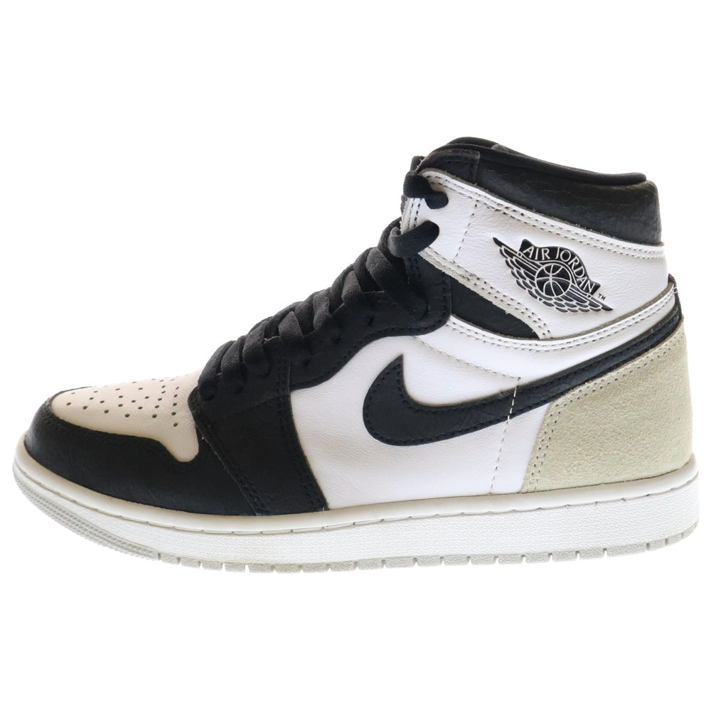 NIKE(ナイキ) AIR JORDAN 1 HIGH OG BLEACHED CORAL エアジョーダン 1 ブリーチドコーラル ハイカットスニーカー グレー US7/25cm 555088-108