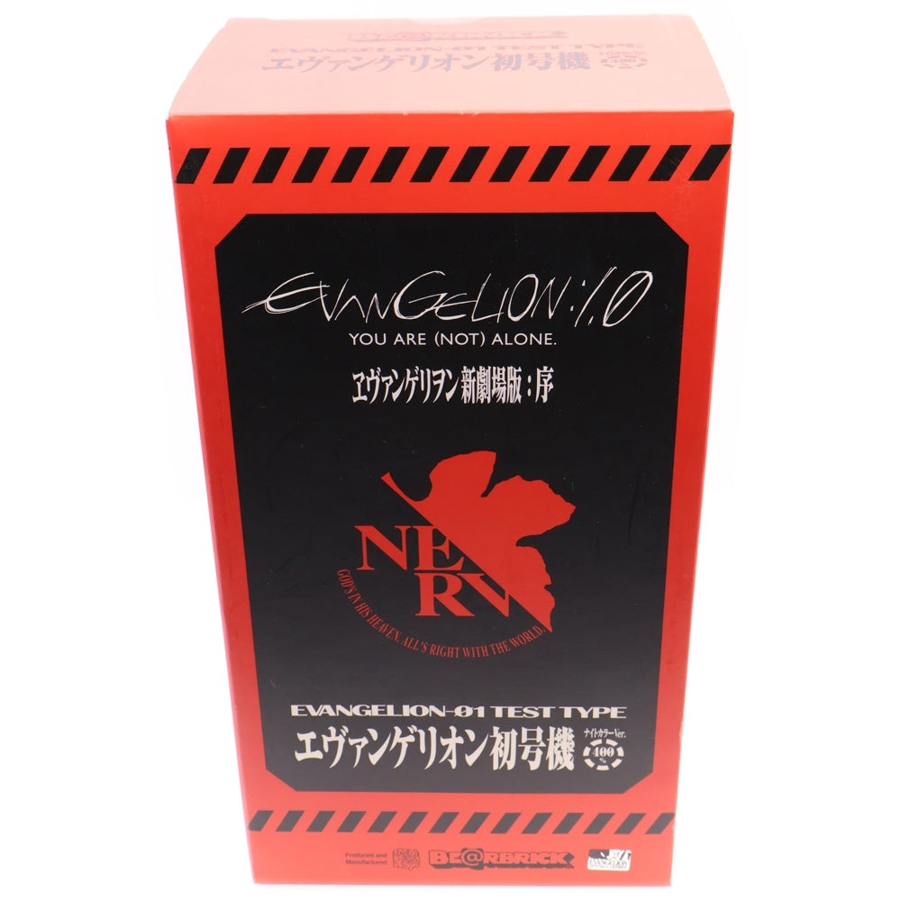 MEDICOM TOY(メディコムトイ) BE@RBRICK EVANGELION1.0 ベアブリック エヴァンゲリオン新劇場版:序 エヴァンゲリオン初号機 ナイトカラーVer. 400% マルチ