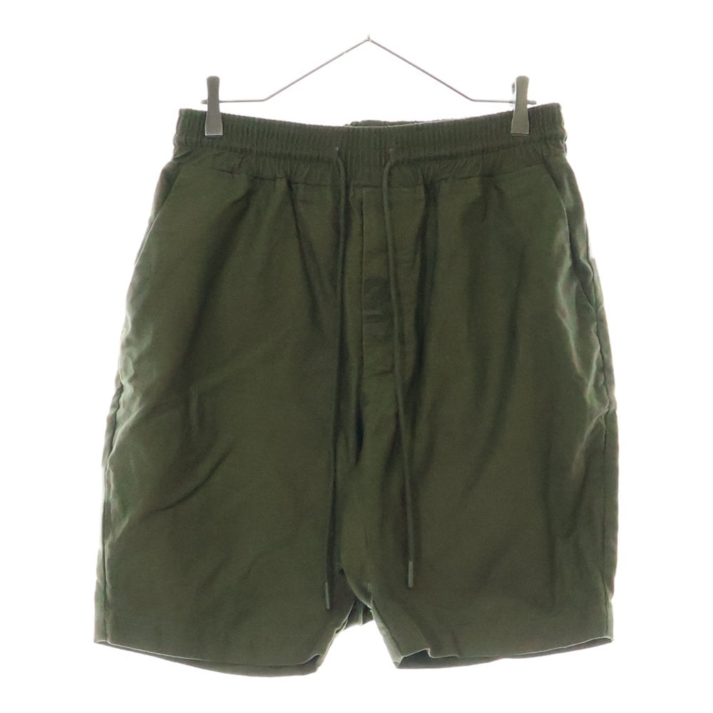 READY MADE(レディメイド) 22SS SEROUEL SHORTS コットン イージー ハーフパンツ ショーツ カーキ RE-C0-KH-00-00-137