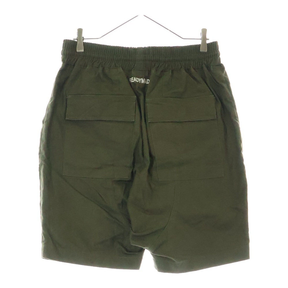 READY MADE(レディメイド) 22SS SEROUEL SHORTS コットン イージー ハーフパンツ ショーツ カーキ RE-C0-KH-00-00-137