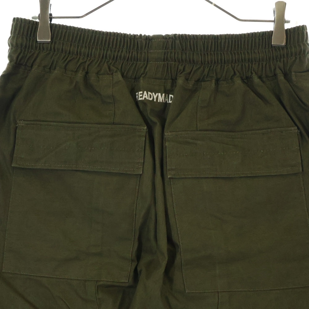 READY MADE(レディメイド) 22SS SEROUEL SHORTS コットン イージー ハーフパンツ ショーツ カーキ RE-C0-KH-00-00-137
