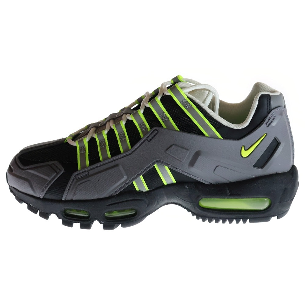 NIKE(ナイキ) AIR MAX 95 NDSTRKT NEON YELLOW エアマックス95 インデストラクト ネオンイエロー ローカットスニーカー グレー/イエロー US9.5/27.5cm CZ3591-002