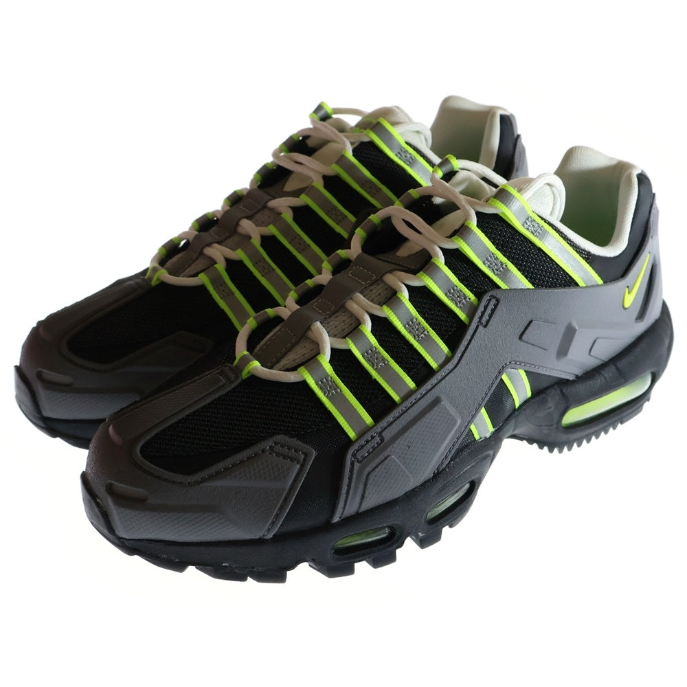 NIKE(ナイキ) AIR MAX 95 NDSTRKT NEON YELLOW エアマックス95 インデストラクト ネオンイエロー ローカットスニーカー グレー/イエロー US9.5/27.5cm CZ3591-002