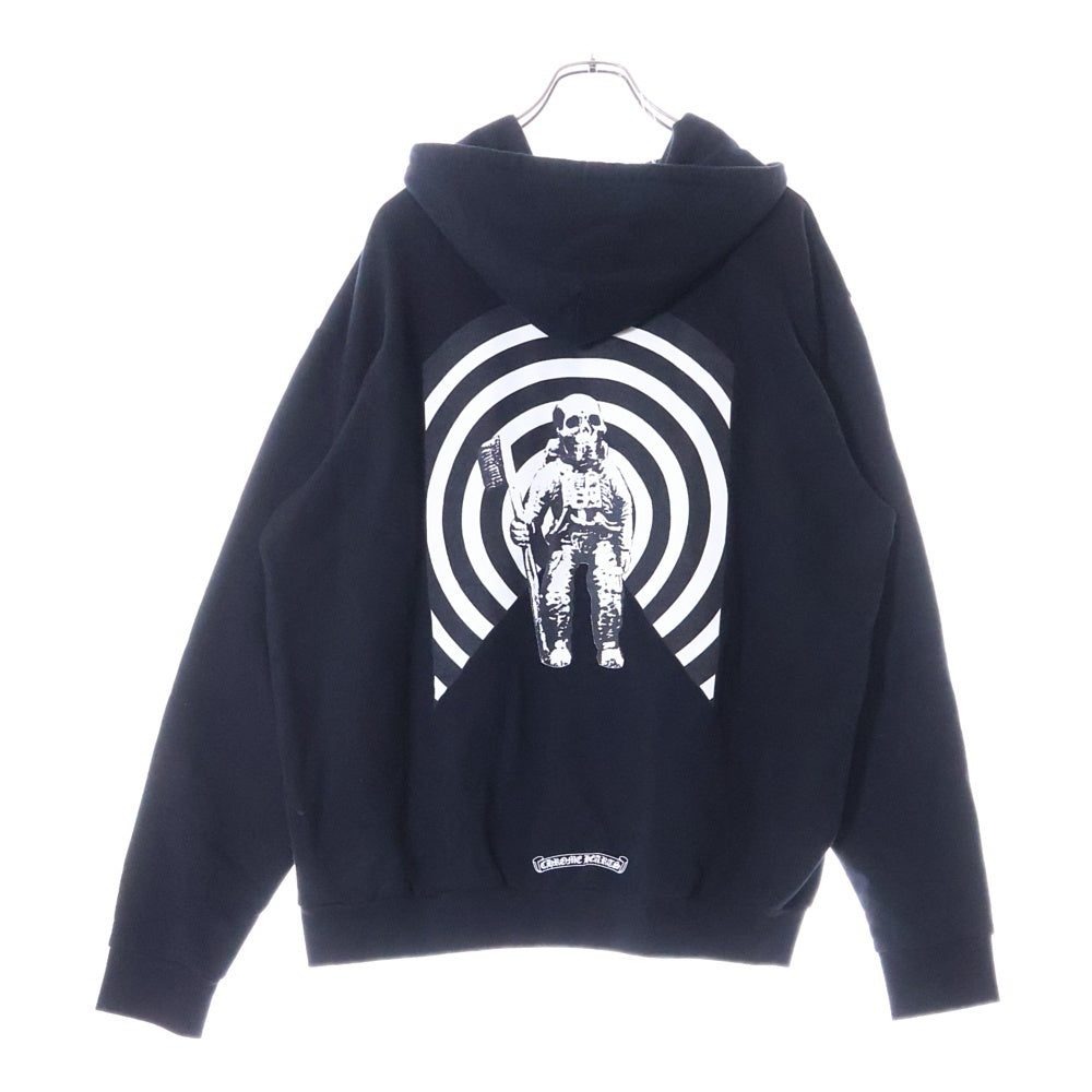 CHROME HEARTS(クロムハーツ) FOTI SWTSHRT HD ZIP フォティプリント ダガージップ スウェットパーカー グレー