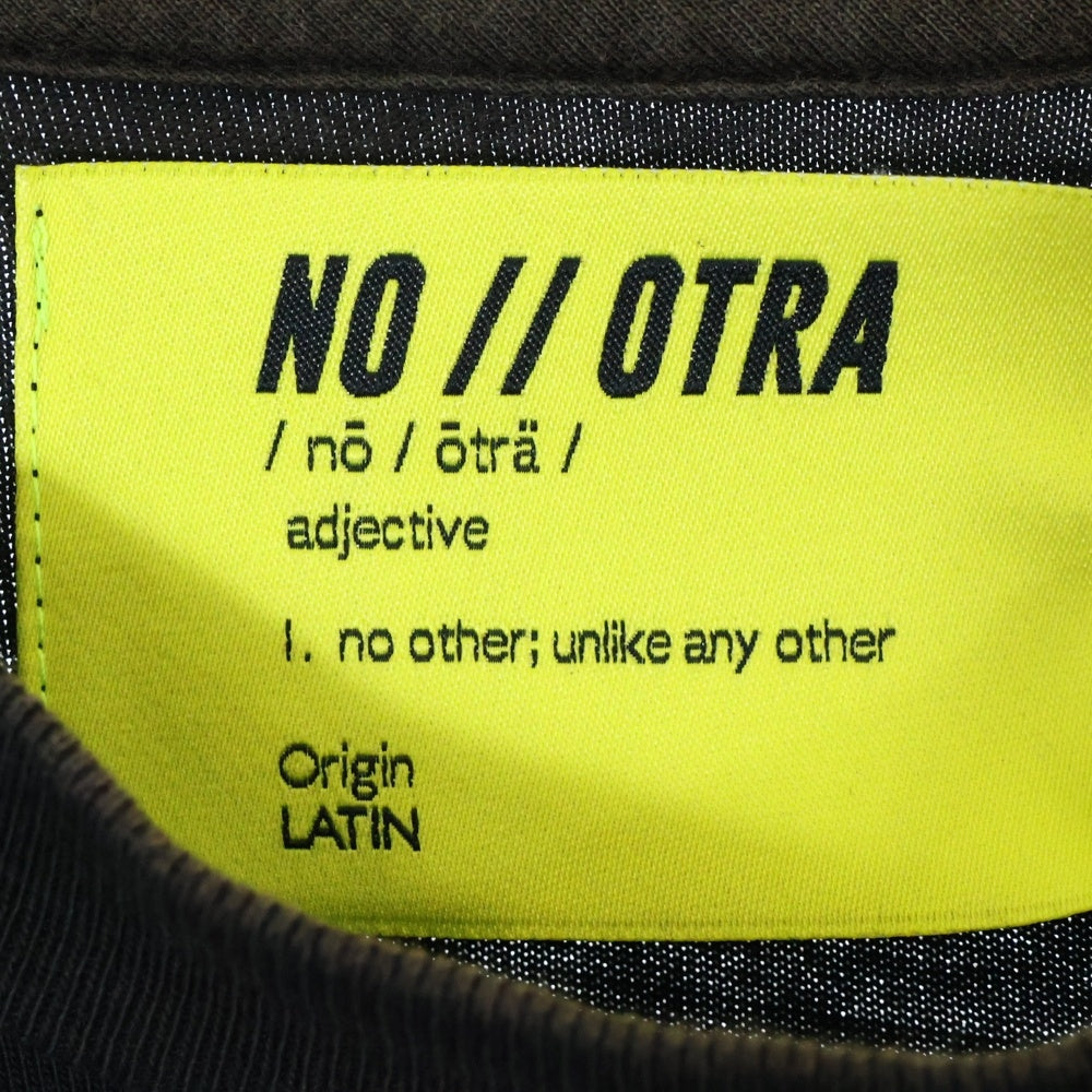 NO BRAND(ノーブランド) NO//OTRA ノートリアスBIG 2PAC 両面プリント 半袖Tシャツ ブラック