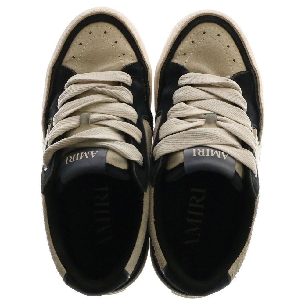 AMIRI(アミリ) Sunset Skate スターパッチ ローカットスニーカー ブラック/ホワイト US9/27.0cm