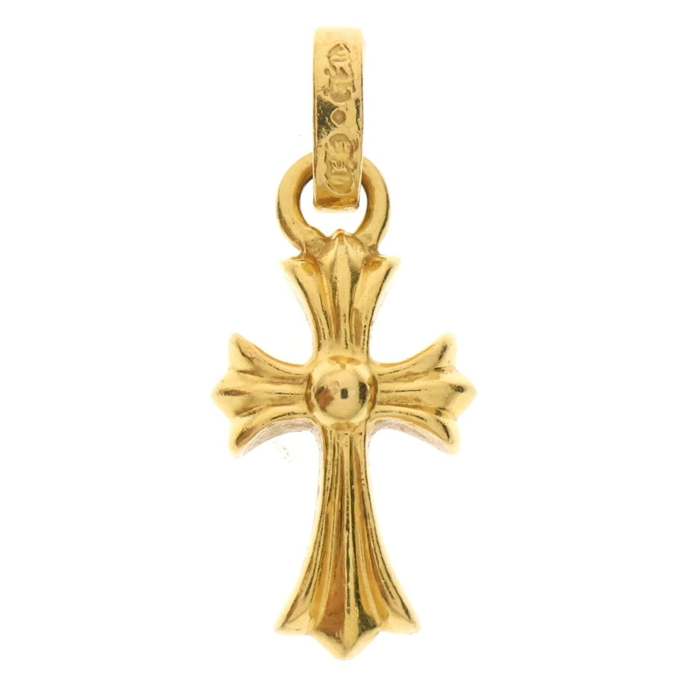 CHROME HEARTS(クロムハーツ) 22K CRS BBYFAT P/DIA ベイビーファットクロス PAVEダイヤ ペンダントトップ ゴールド BCA035