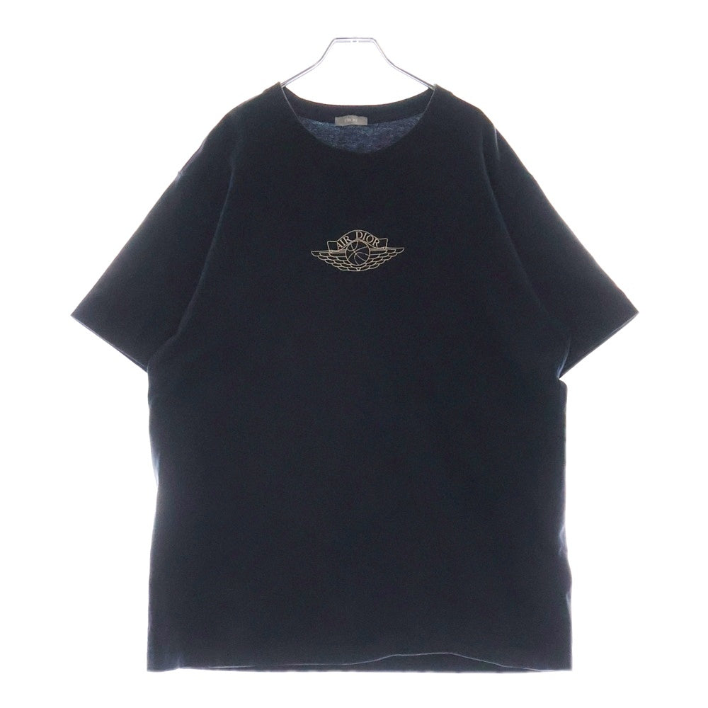 DIOR(ディオール) 20SS ×NIKE ナイキ フロントロゴエンブロイダリー 半袖Tシャツ カットソー ネイビー 033J625B0554