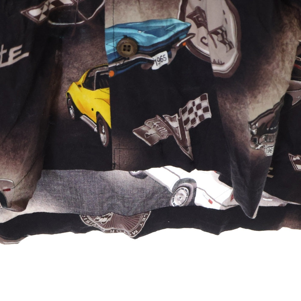 VINTAGE(ヴィンテージ) 90s VINTAGE ヴィンテージ Corvette コルベット カーモチーフ 総柄 半袖シャツ マルチ