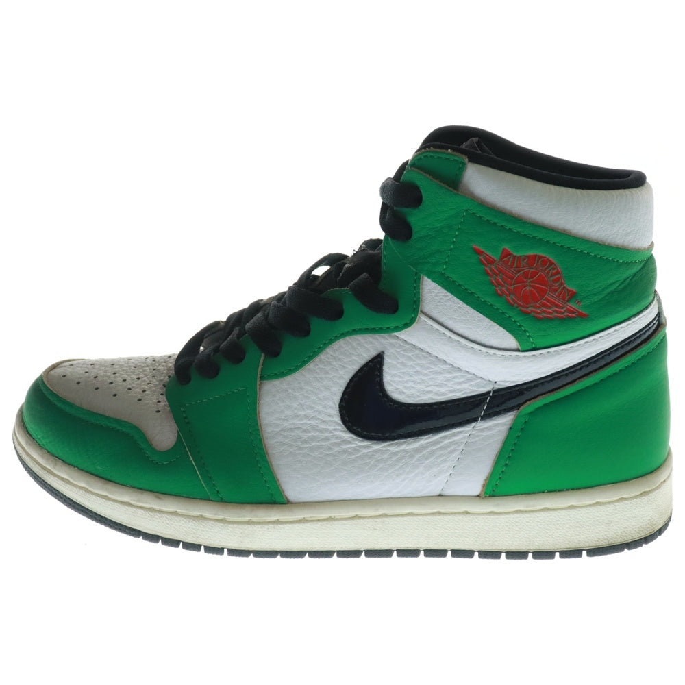 NIKE(ナイキ) WMNS AIR JORDAN 1 HIGH OG LUCKY GREEN ウィメンズ エアジョーダン1 ラッキーグリーン ハイカットスニーカー グリーン/ホワイト US10/27cm DB4612-300