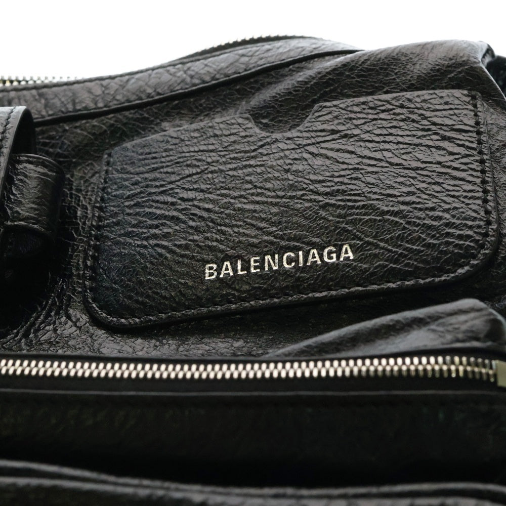 BALENCIAGA(バレンシアガ) スーパービジー レザー ショルダーバッグ ブラック 785297