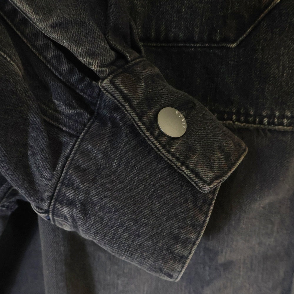 Jieda(ジエダ) OVER SIZE DAMAGE DENIM JACKET オーバーサイズ ダメージ加工 デニムジャケット ブラック Jie-23W-SH05