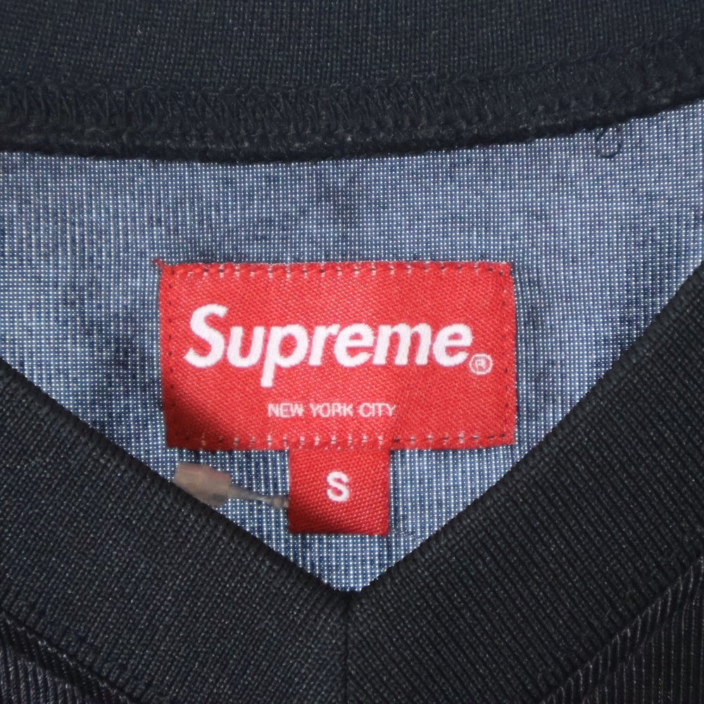SUPREME(シュプリーム) 22SS Gummo Football Top ガンモ フットボールトップス メッシュ 半袖Tシャツ カットソー ブラック