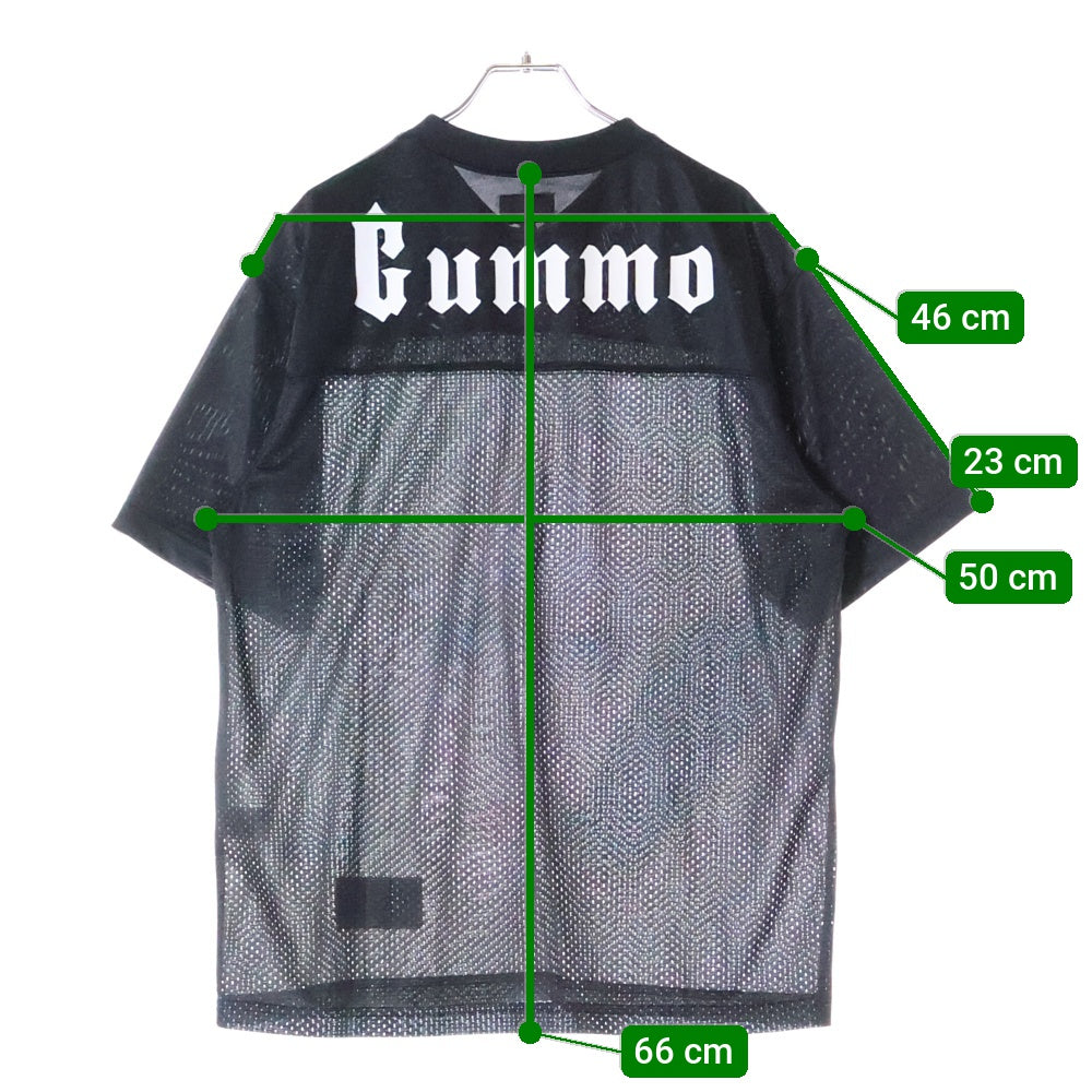 SUPREME(シュプリーム) 22SS Gummo Football Top ガンモ フットボールトップス メッシュ 半袖Tシャツ カットソー ブラック