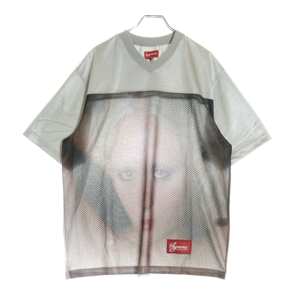 SUPREME(シュプリーム) 22SS Gummo Football Top ガンモ フットボールトップス メッシュ 半袖Tシャツ カットソー ホワイト