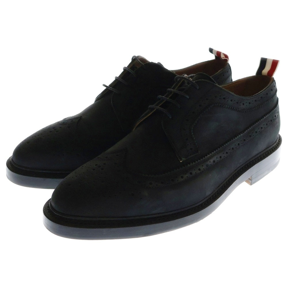 THOM BROWNE(トムブラウン) ウィングチップ ドレスシューズ ブーツ ブラック