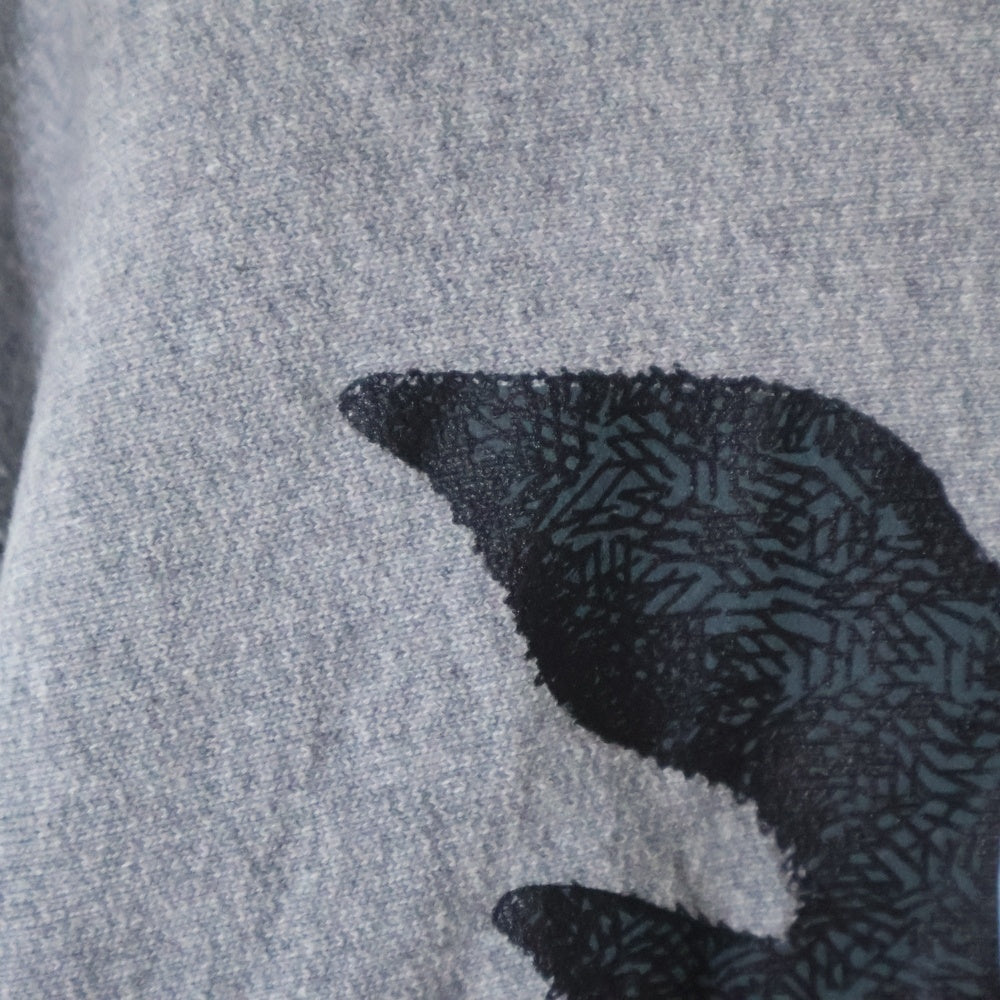 HUMAN MADE(ヒューマンメイド) ×KAWS SWEATSHIRT カウズ フォトプリント スウェット グレー