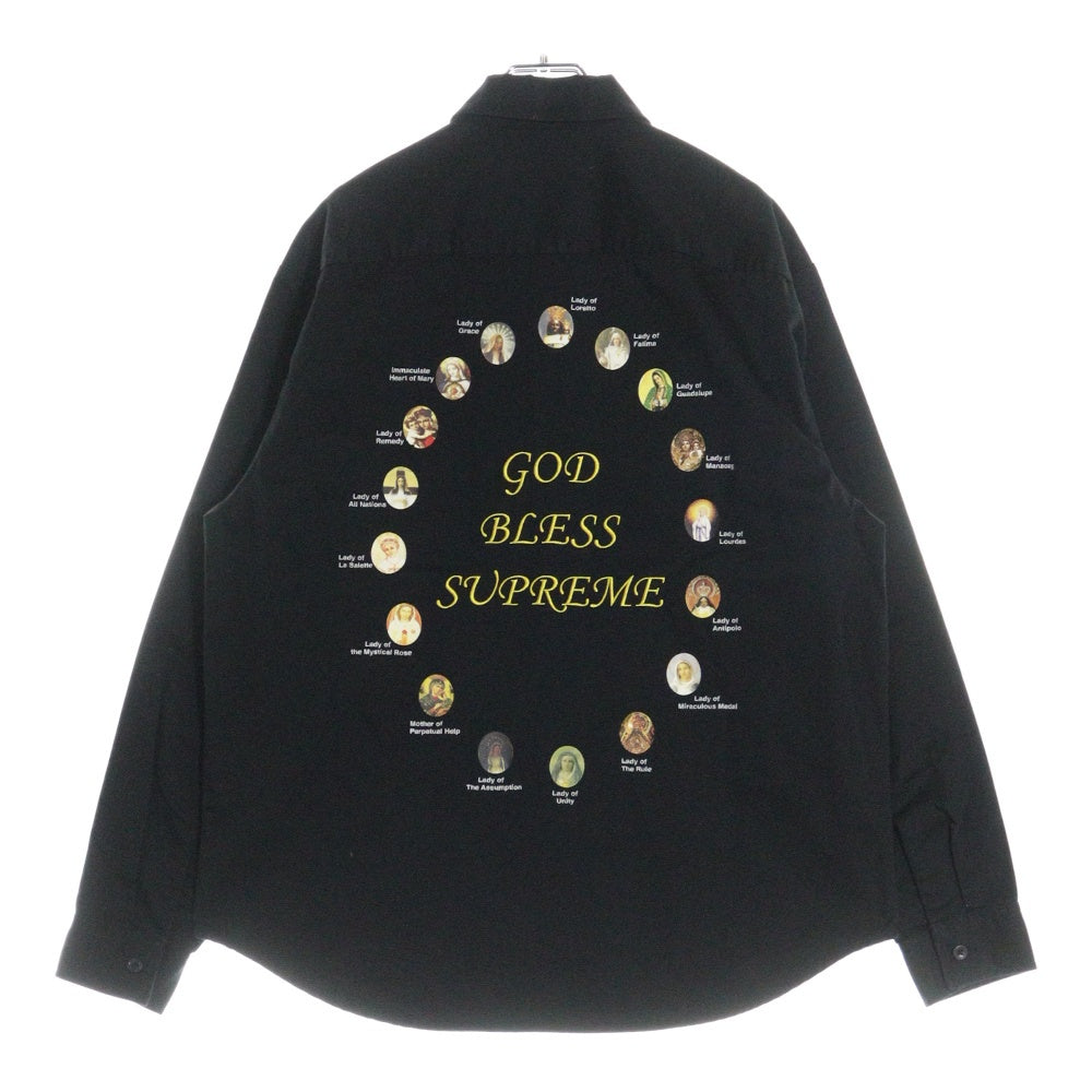 SUPREME(シュプリーム) 24SS Our Lady Work Shirt アワーレディ ワークシャツ ブラック