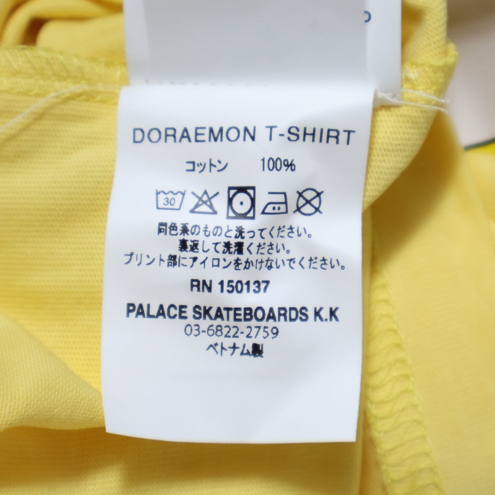 Palace Skateboards(パレススケートボーズ) ×ドラえもん DORAEMON T-Shirt ドラミちゃん 半袖Tシャツ イエロー