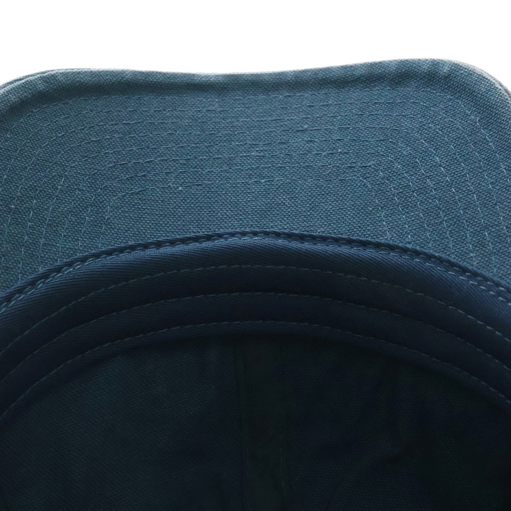 STUSSY(ステューシー) 25SS ×Our Legacy Md Classic Workshop Cap アワーレガシー ロゴワッペン ウォッシュ加工 キャップ 帽子 ネイビー