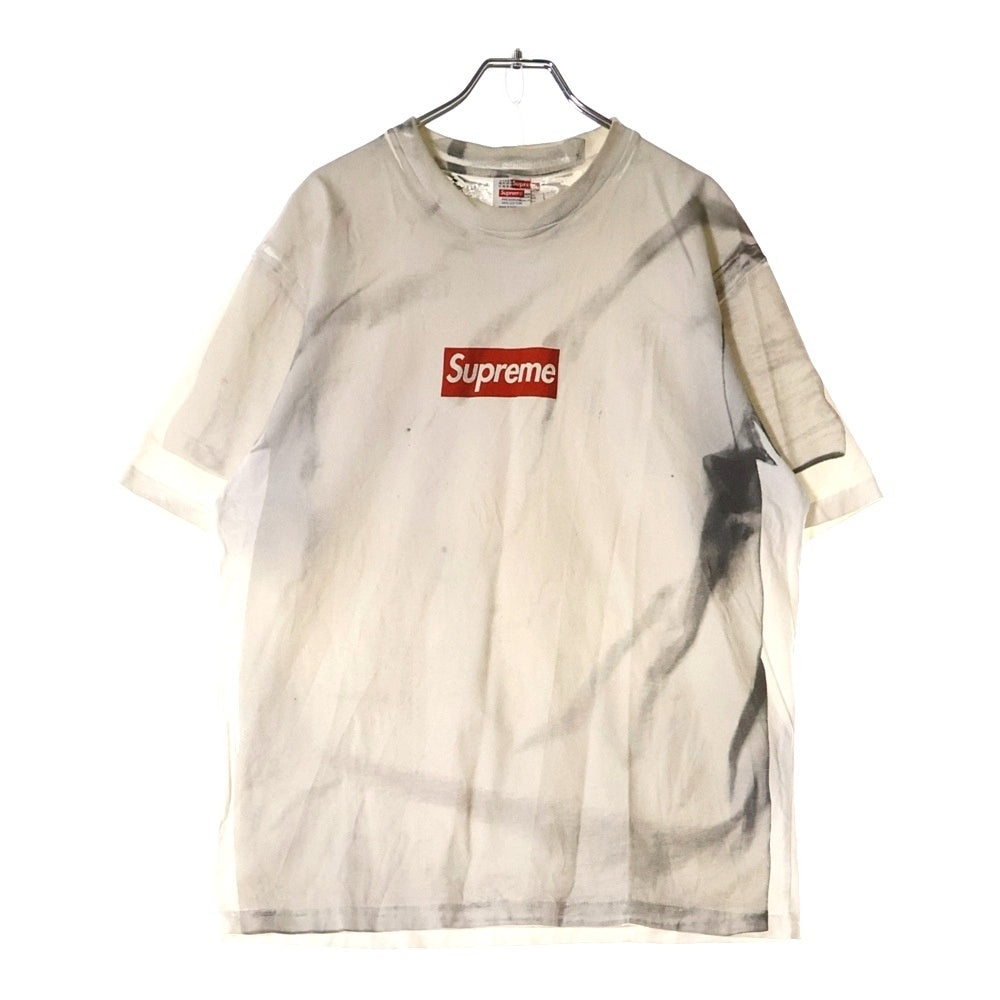 SUPREME(シュプリーム) 24SS ×MM6 Maison Margiela Box Logo Tee エムエムシックスメゾンマルジェラ ボックスロゴプリント半袖Tシャツ カットソー ホワイト